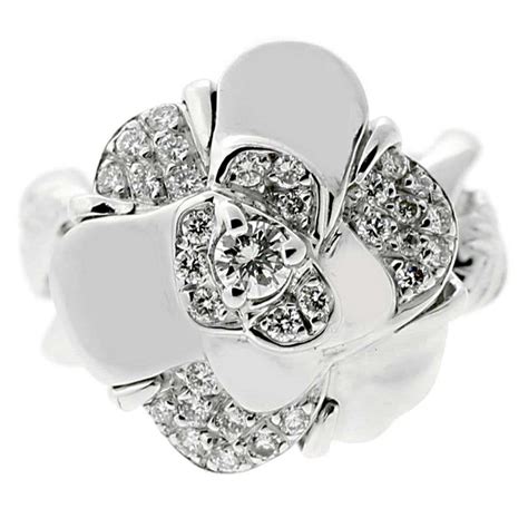 chanel flower shaped ring|Chanel fine jewelry rings.